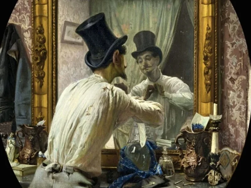 1832-Pavel Petrovič Čistjakov - Si prepara per un ballo popolare, 1863